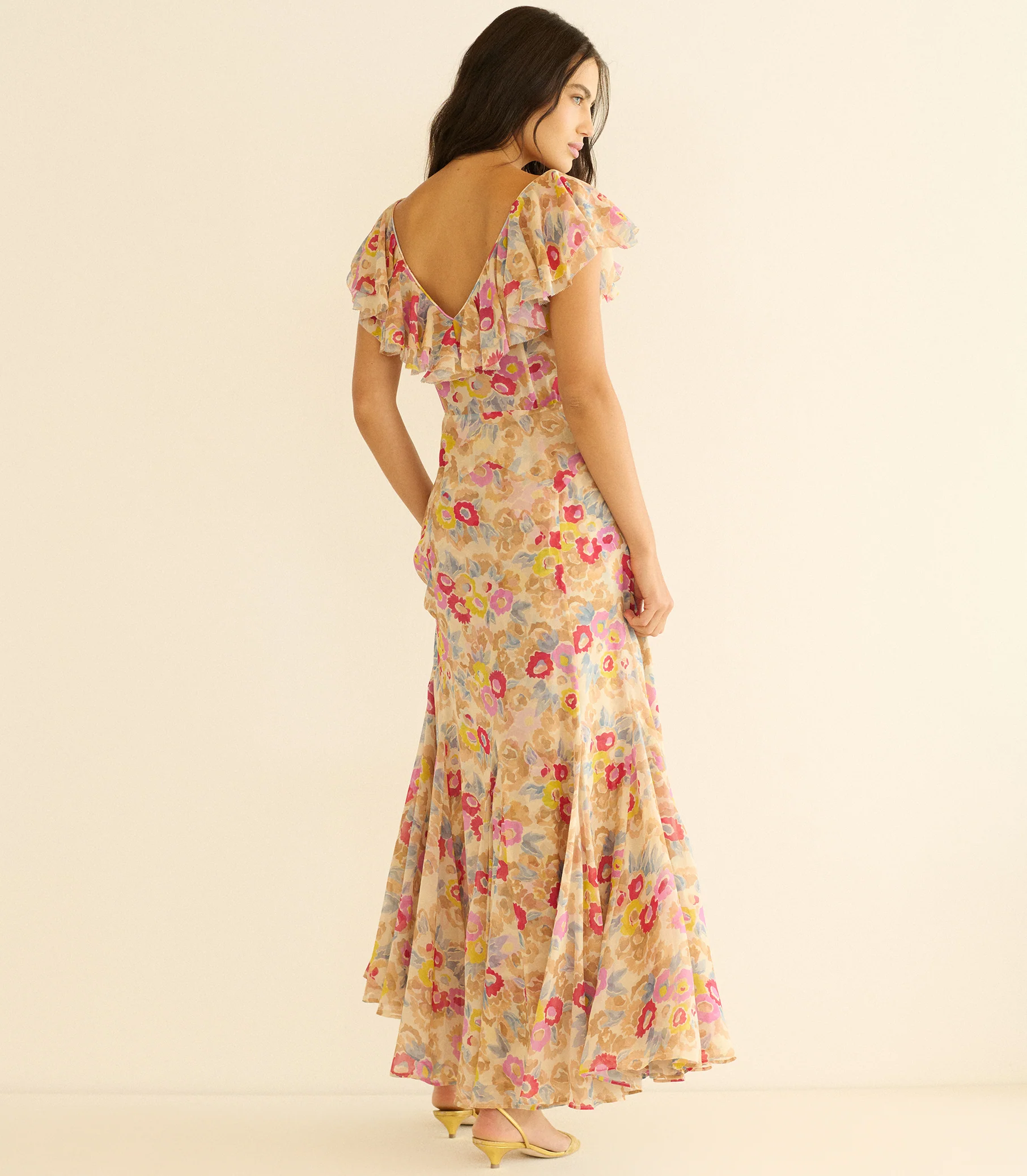 AMERELLE DRESS -- JARDIN DE CAMELIAS - Image 4