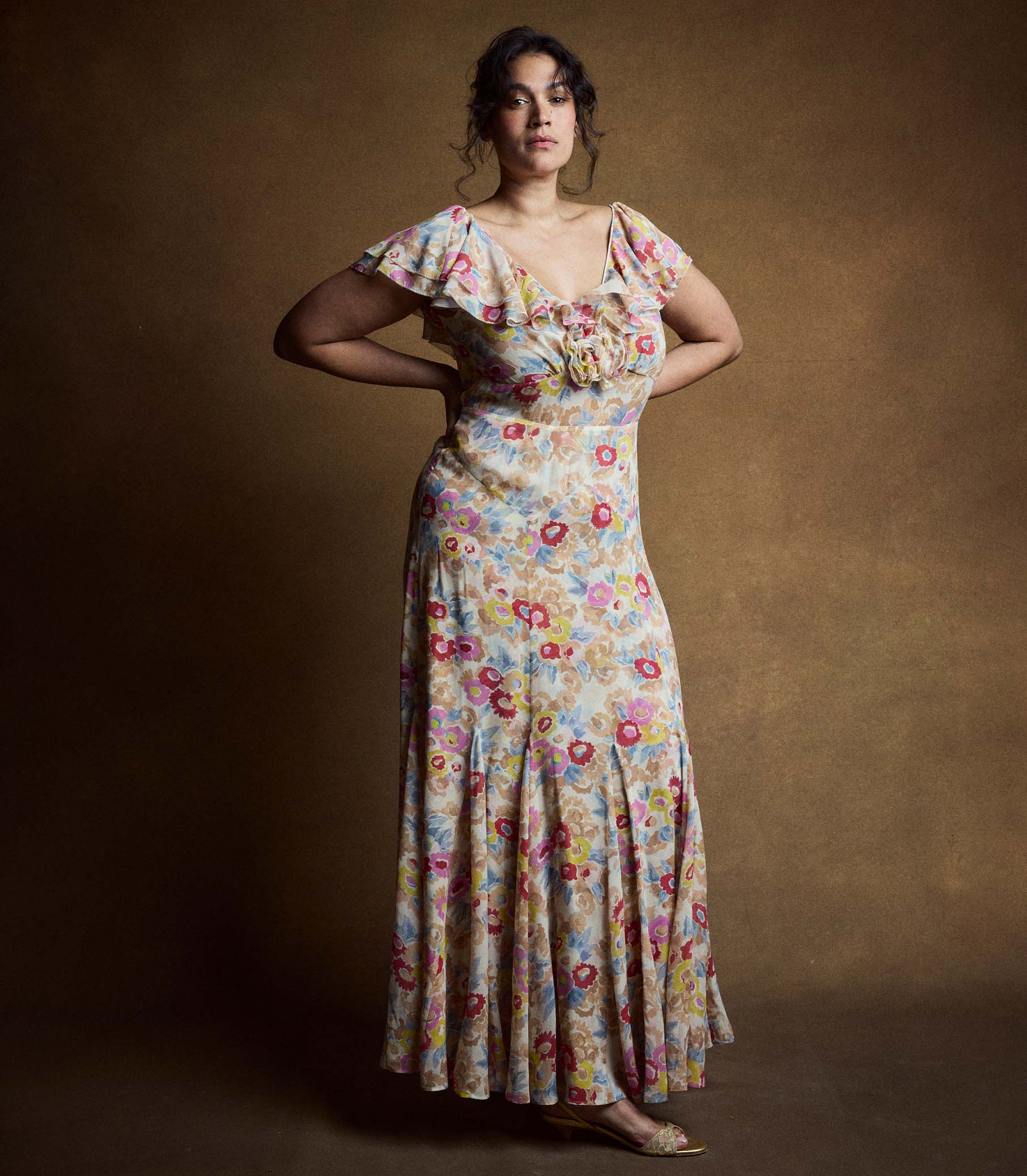 AMERELLE DRESS -- JARDIN DE CAMELIAS - Image 5