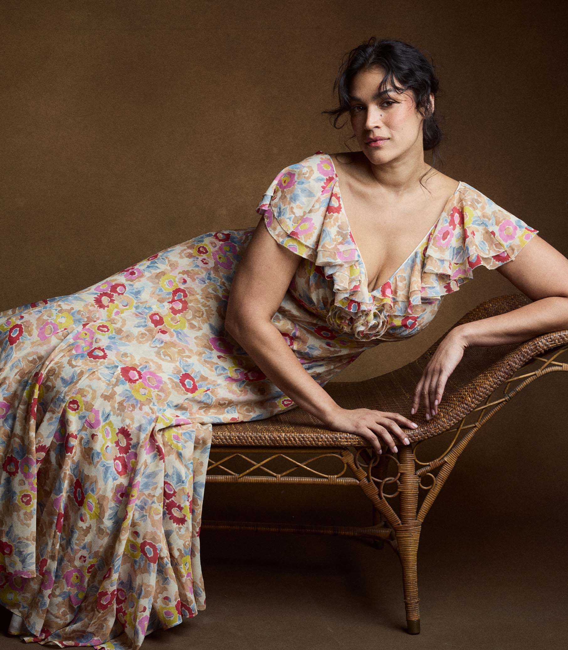 AMERELLE DRESS -- JARDIN DE CAMELIAS - Image 6