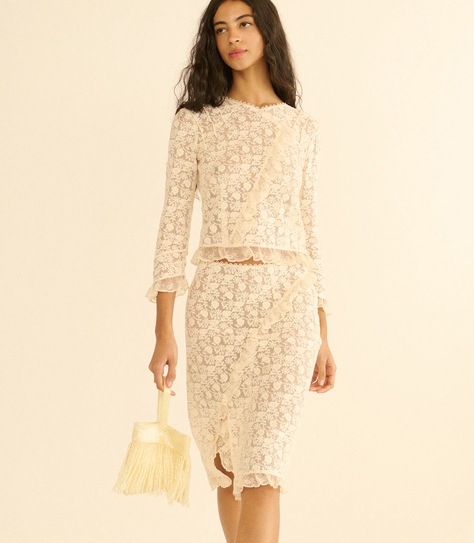AURELLA SKIRT -- SOFT CAMELLIA - Image 3