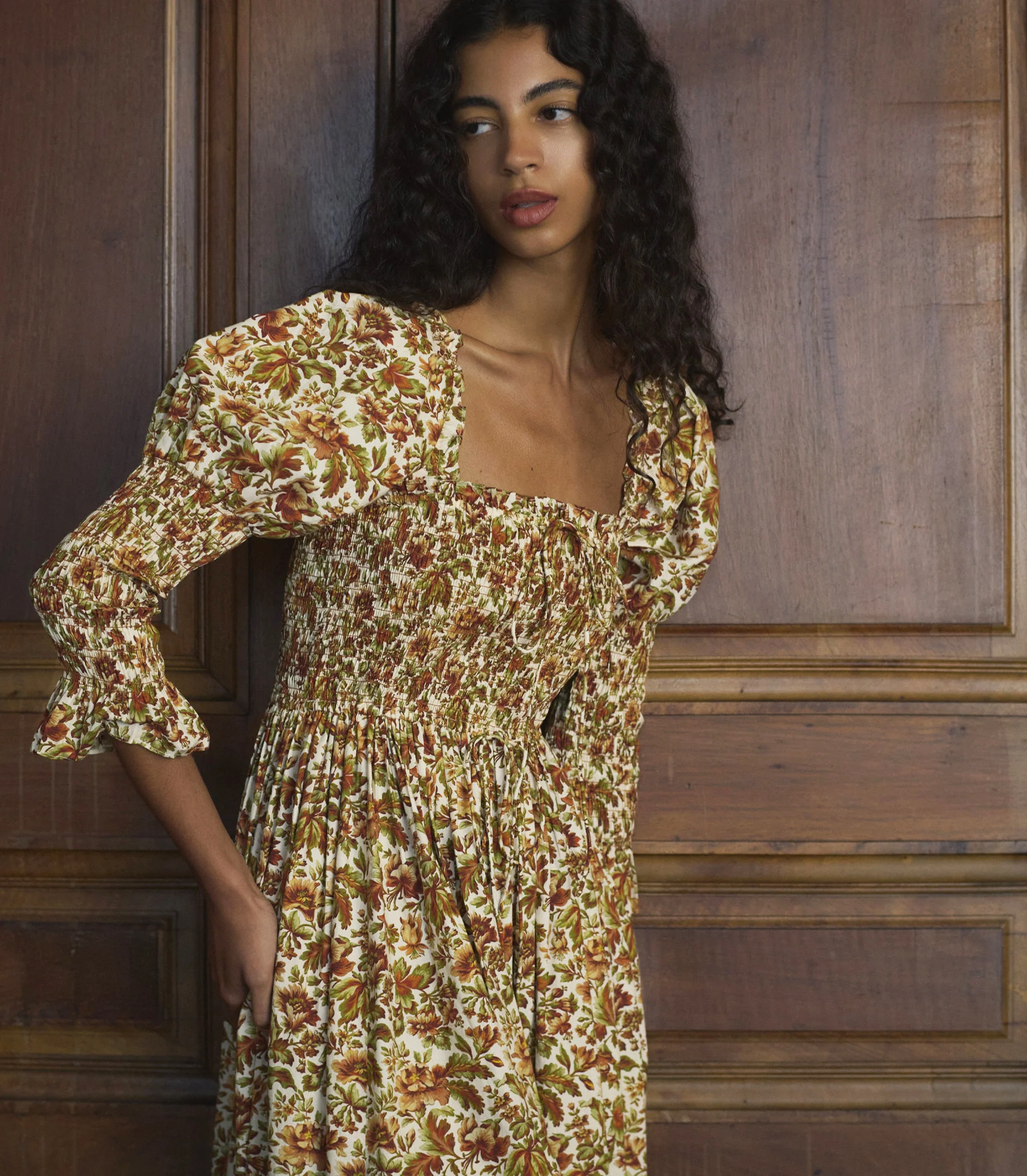 BIJOU DRESS -- IVORY REVE DES JARDINS - Image 2