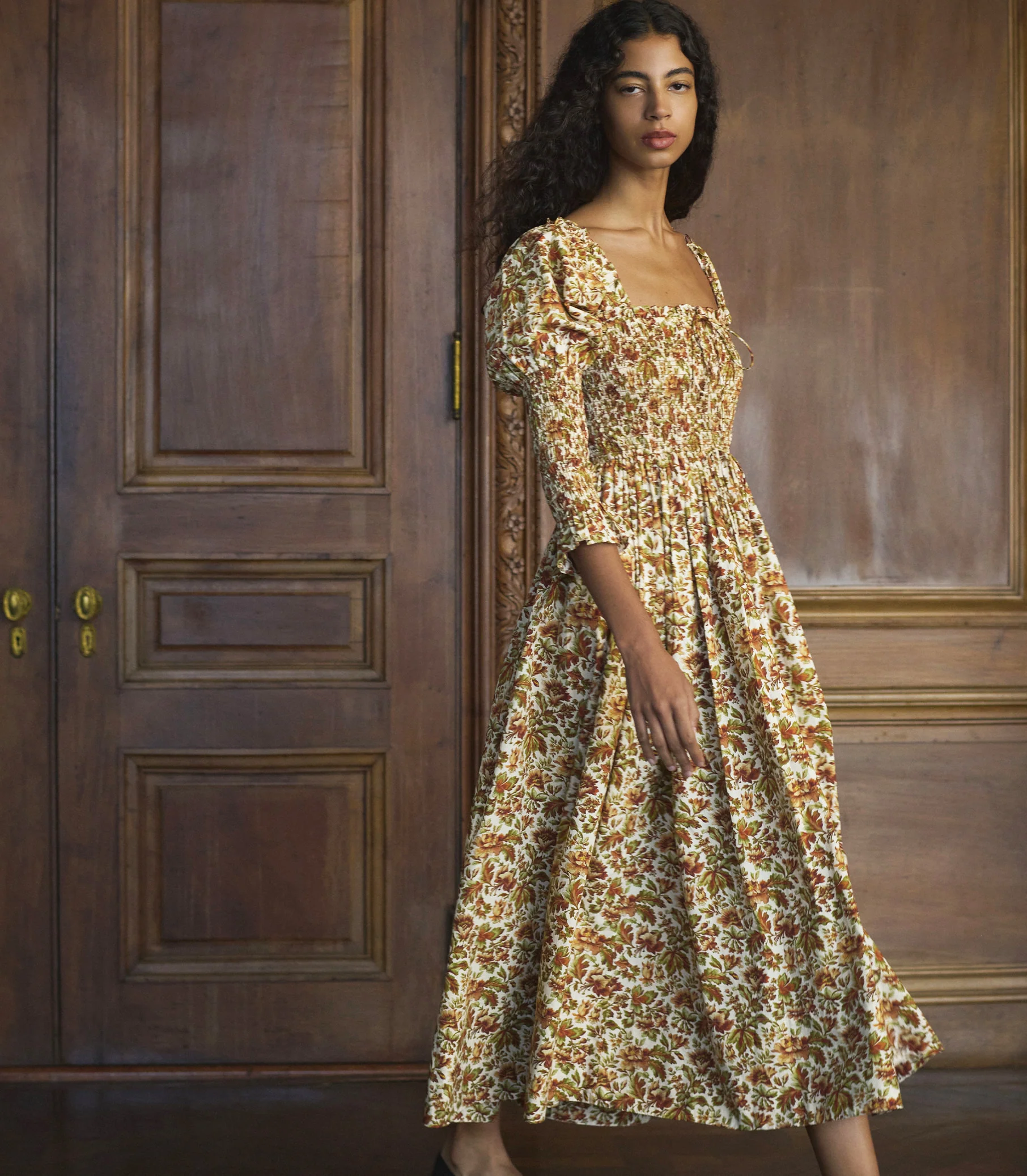 BIJOU DRESS -- IVORY REVE DES JARDINS - Image 3