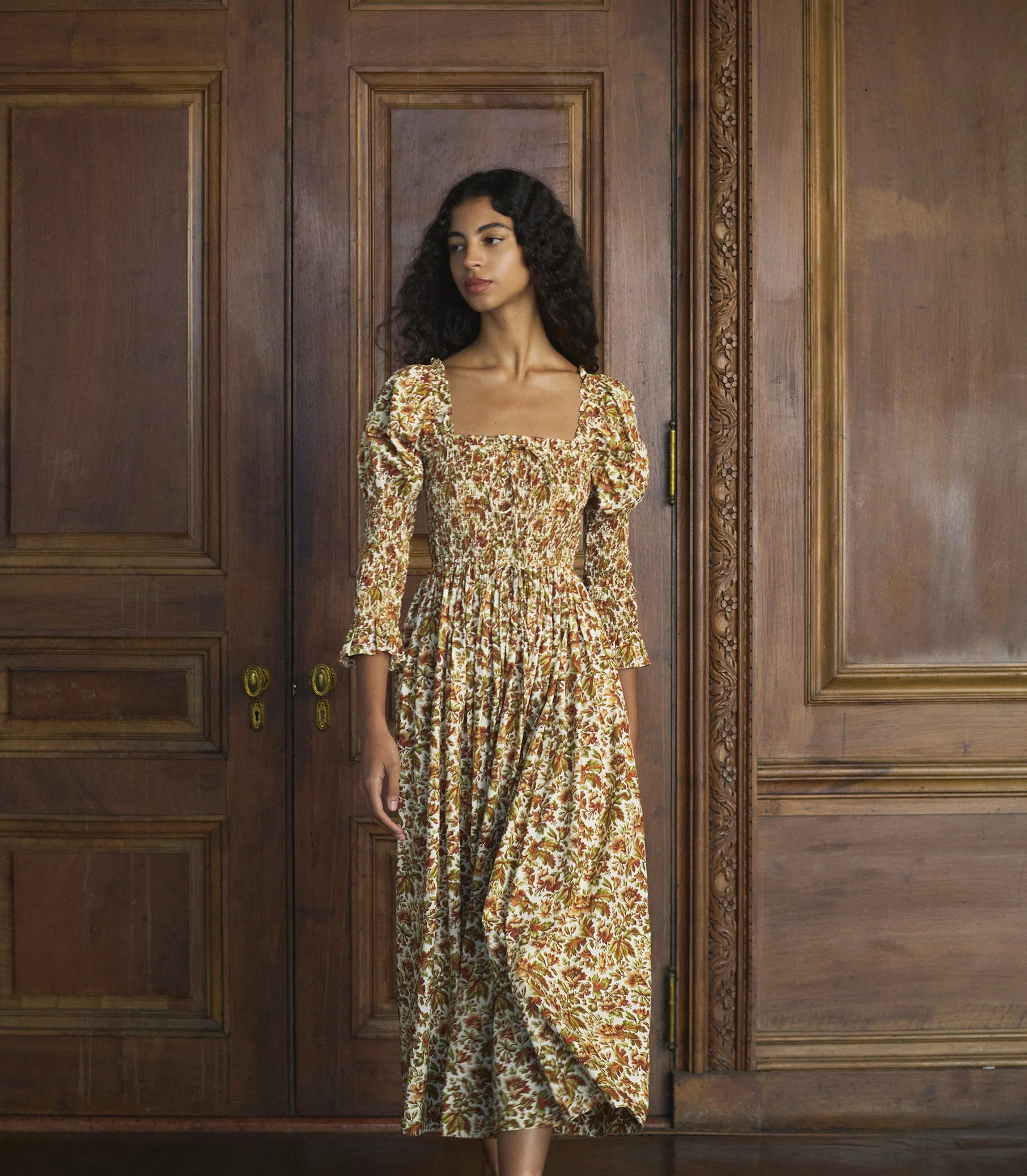 BIJOU DRESS -- IVORY REVE DES JARDINS - Image 5