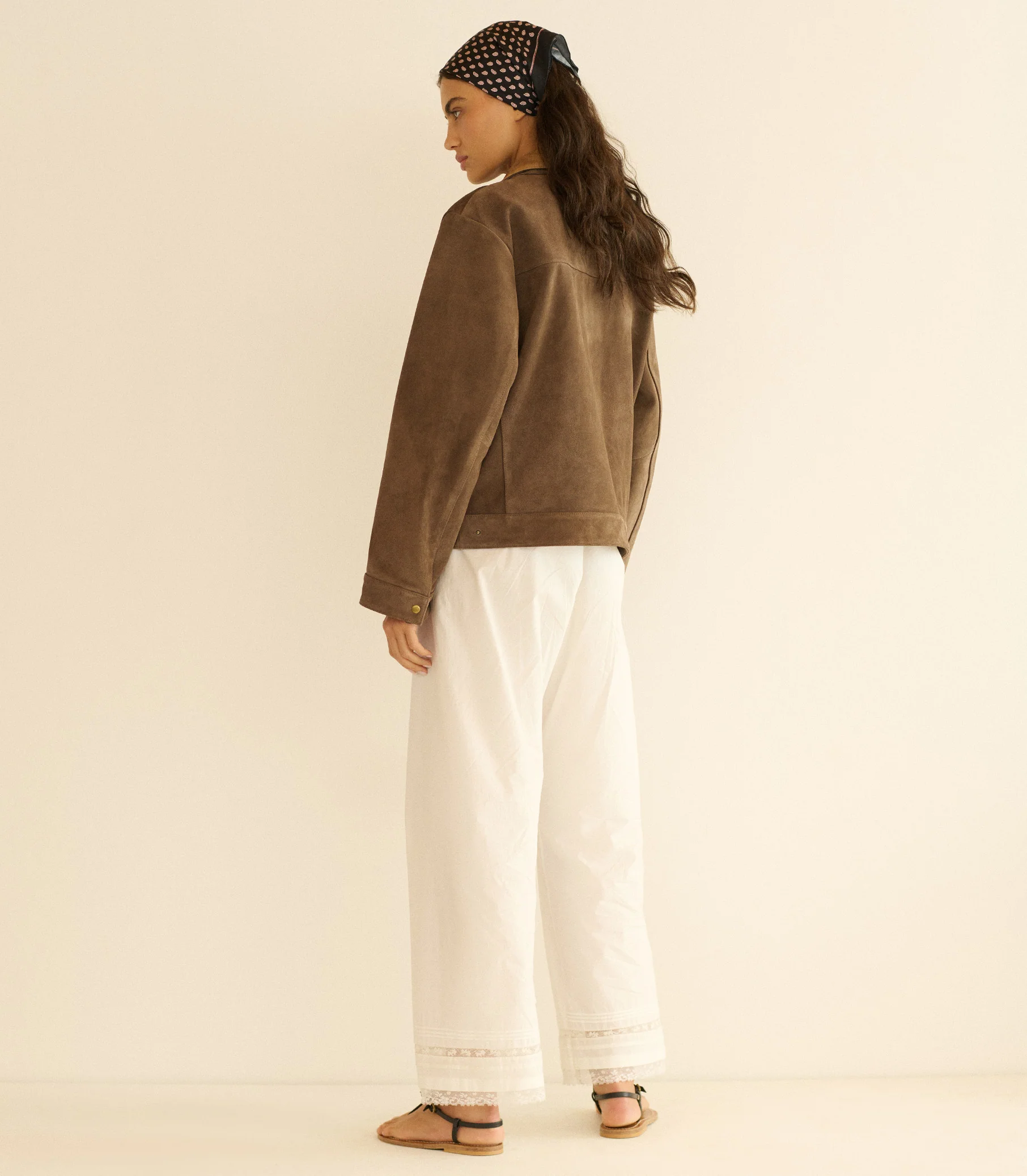 CARSON SUEDE JACKET -- SABLE - Image 9