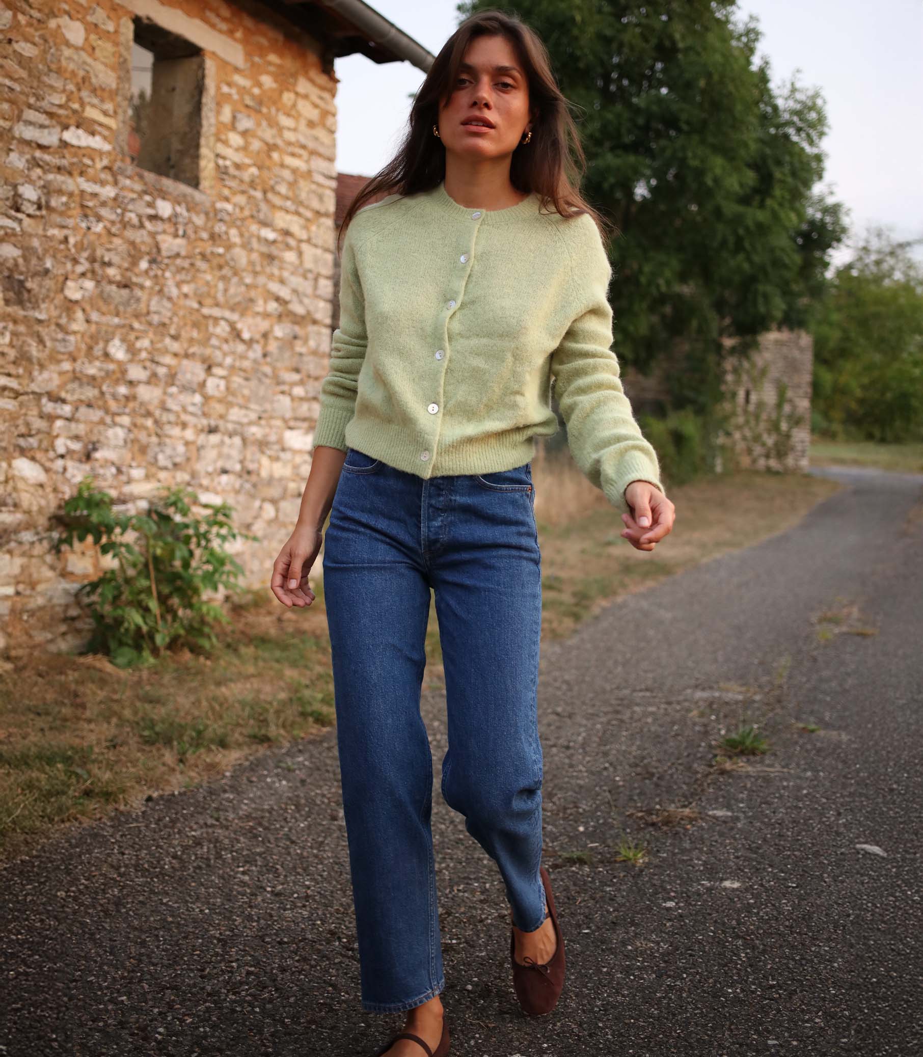 DIANA CROP JEAN -- ROUSSEAU WASH - Image 4