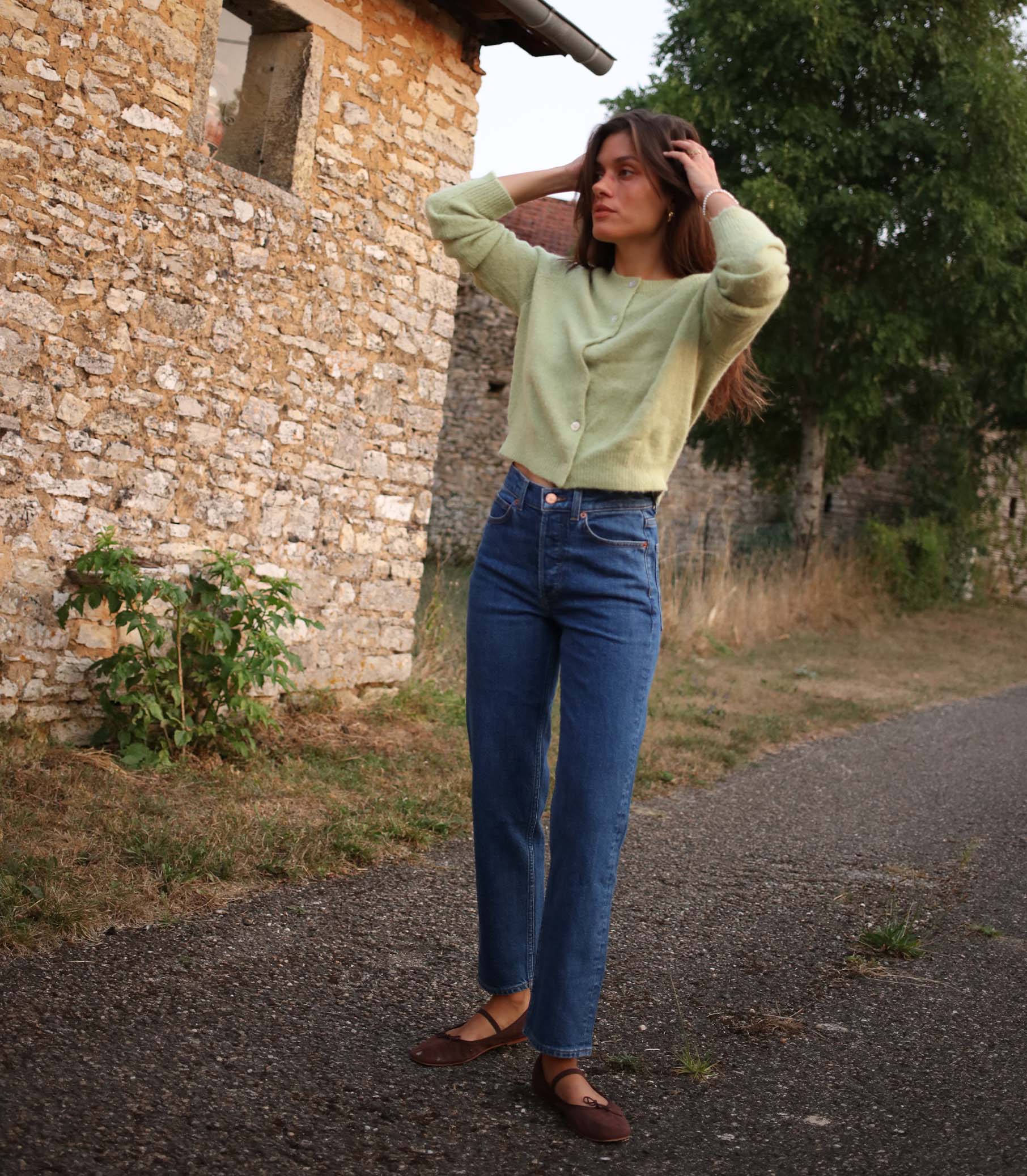 DIANA CROP JEAN -- ROUSSEAU WASH - Image 5