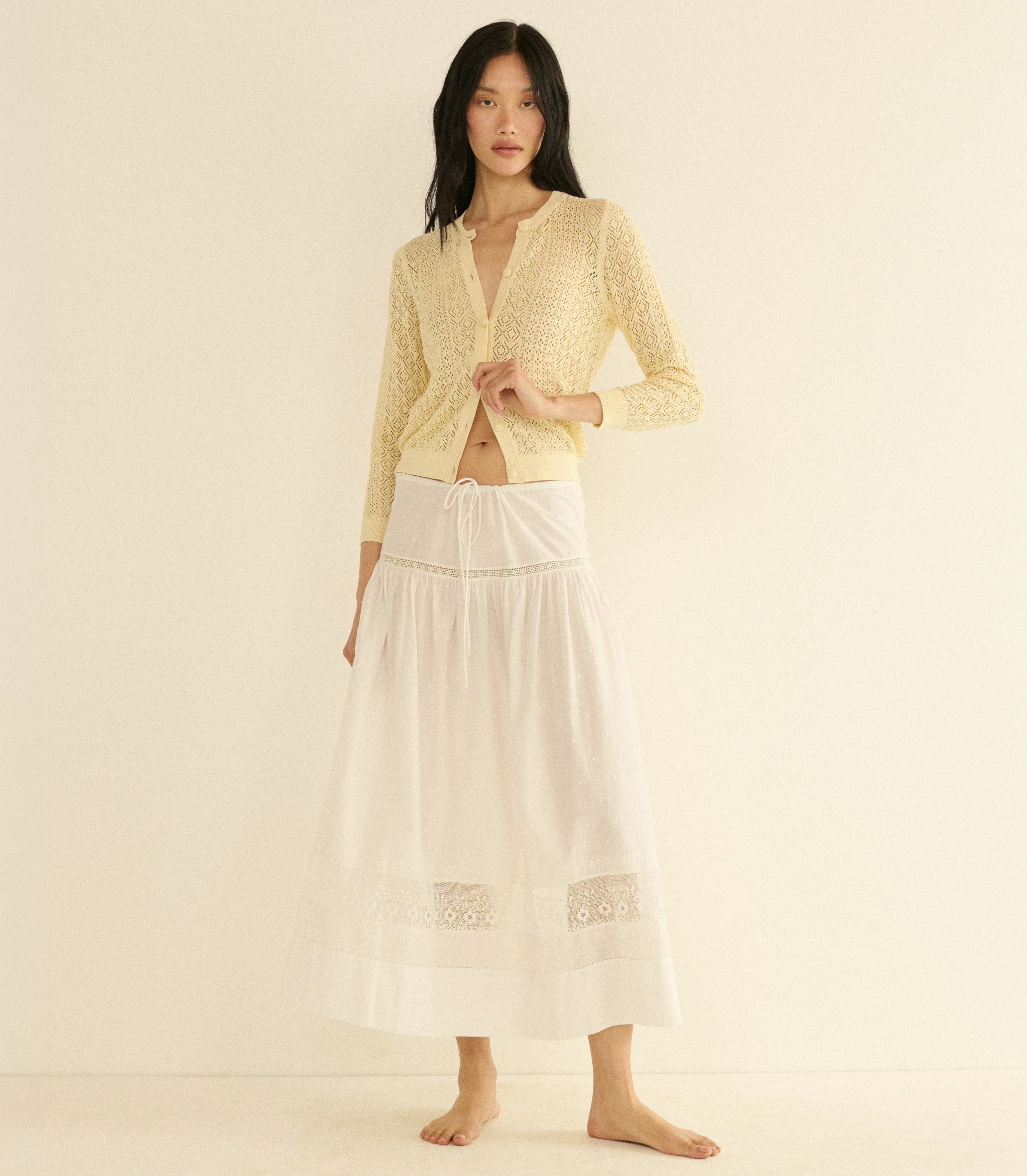 DIANE CARDIGAN -- VANILLA - Image 2