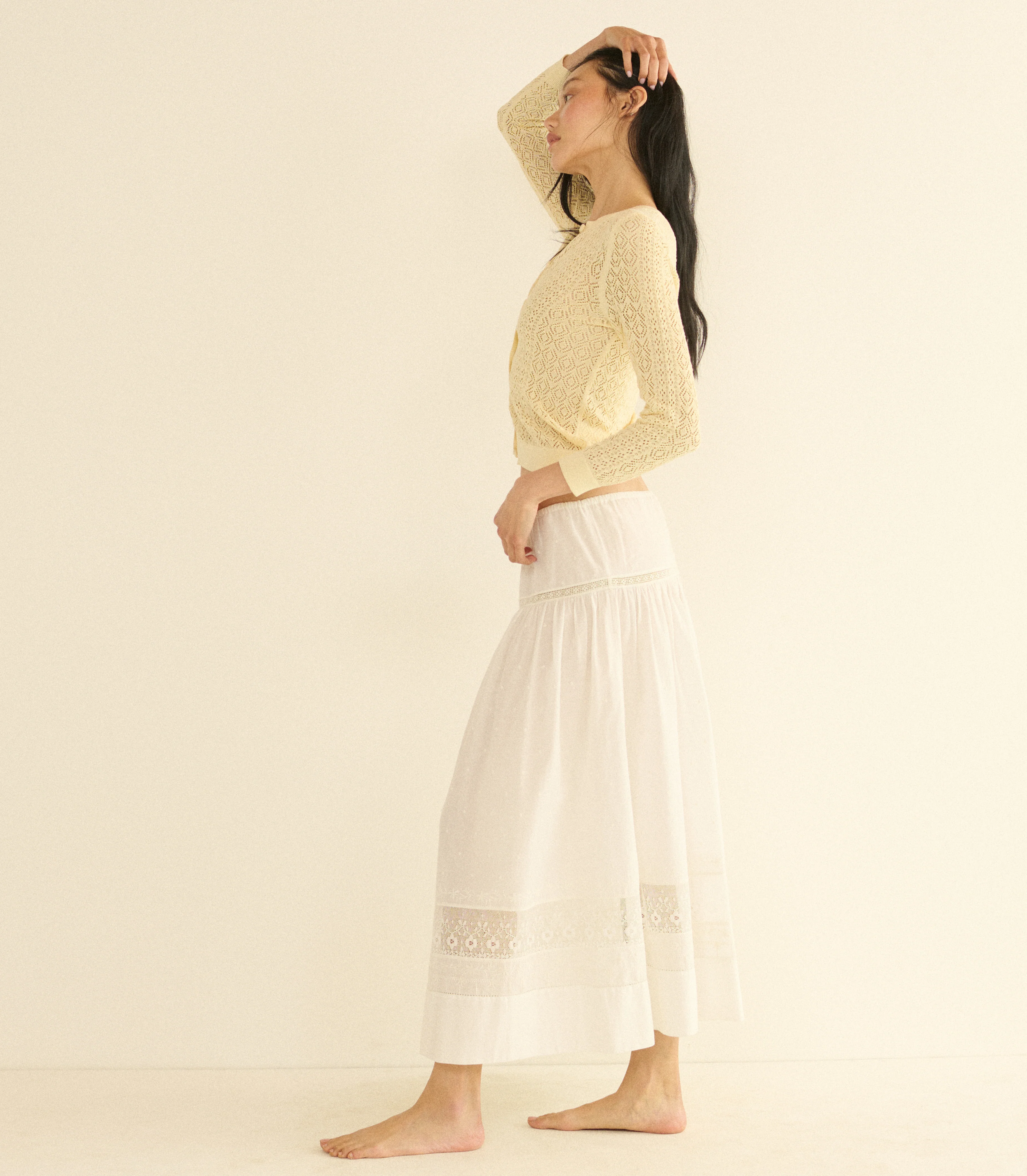DIANE CARDIGAN -- VANILLA - Image 4