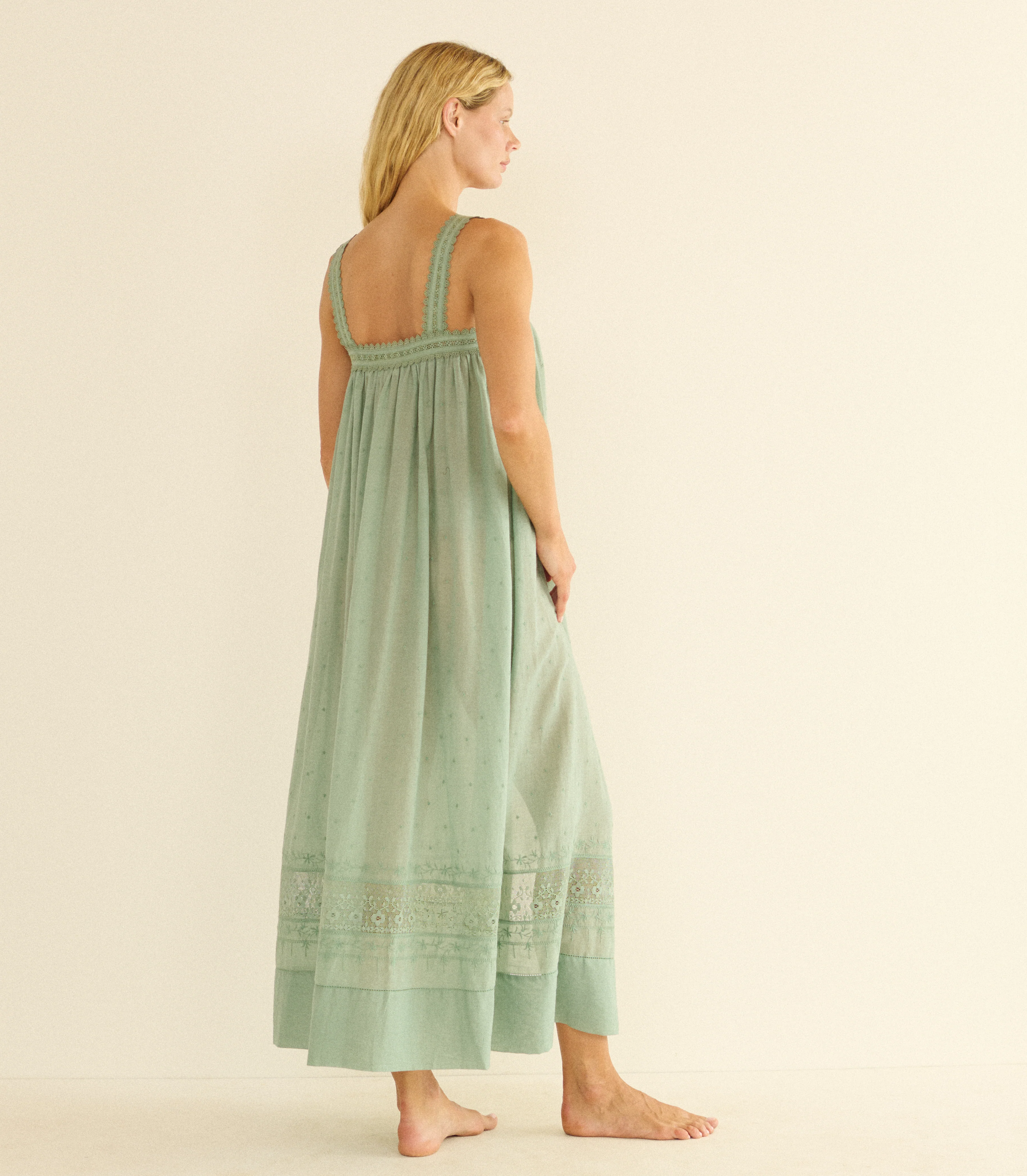 ELARIE DRESS -- ALOE - Image 5