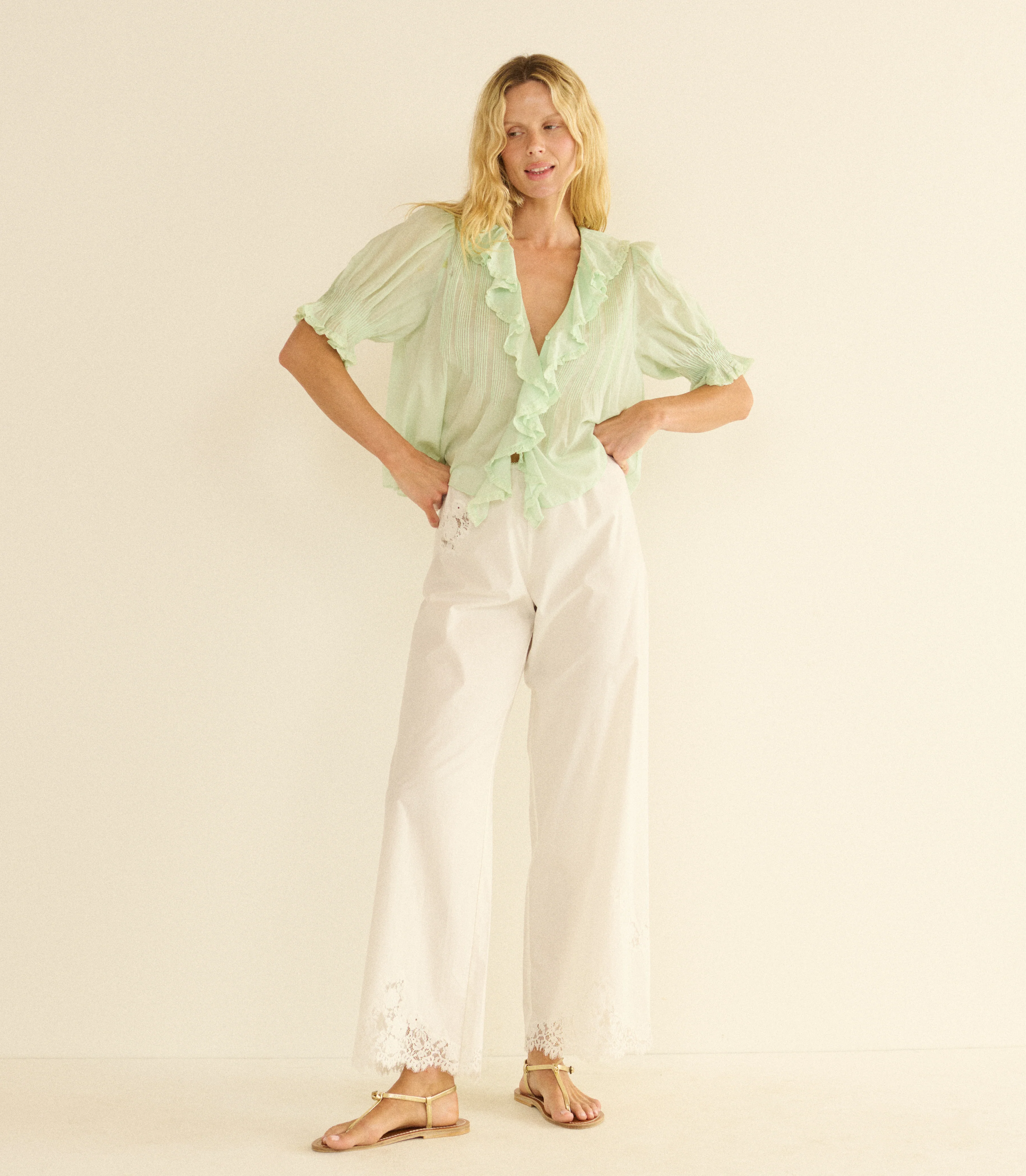 HENRI TOP -- SEAFOAM - Image 8