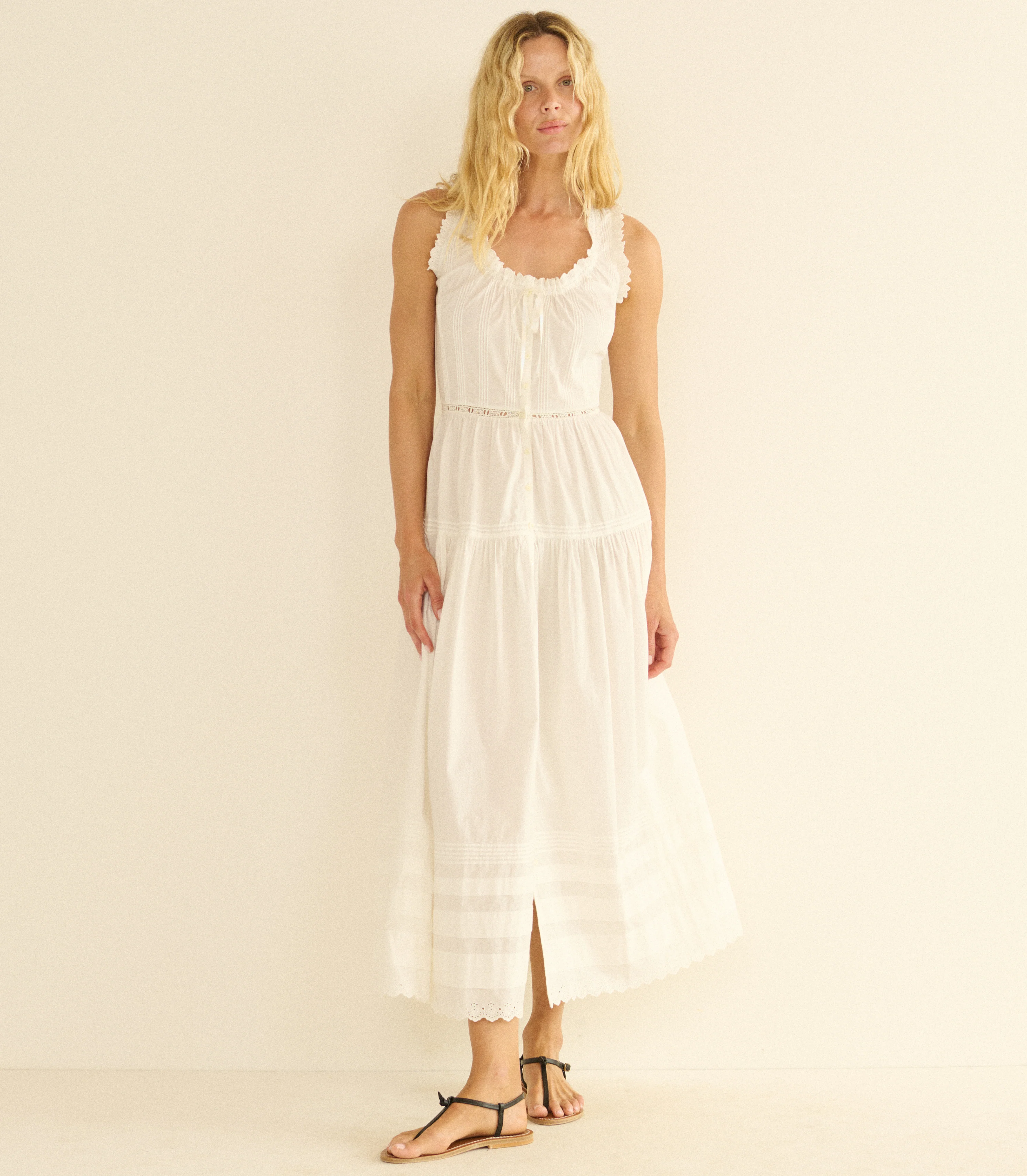 HORTENSE DRESS -- SALT - Image 2