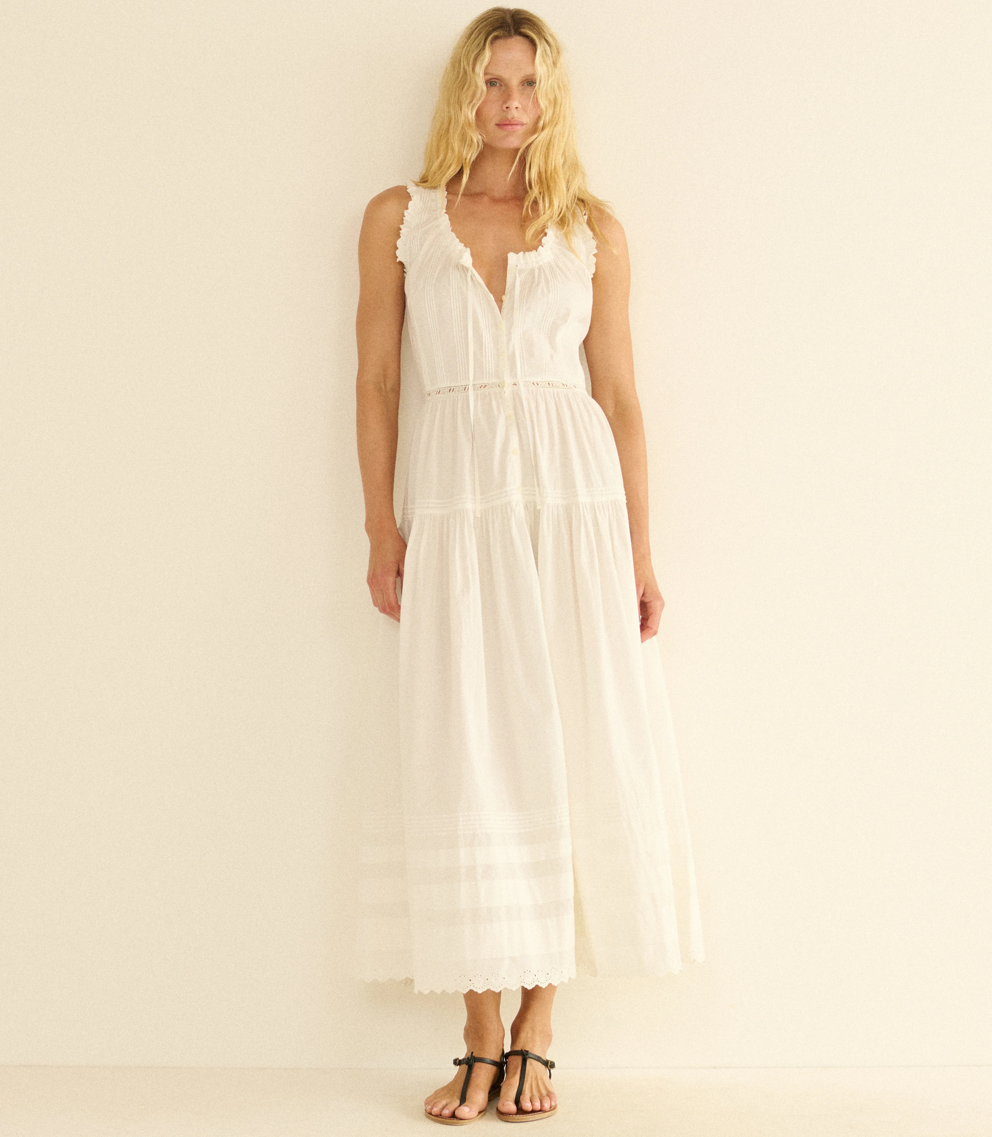 HORTENSE DRESS -- SALT - Image 4