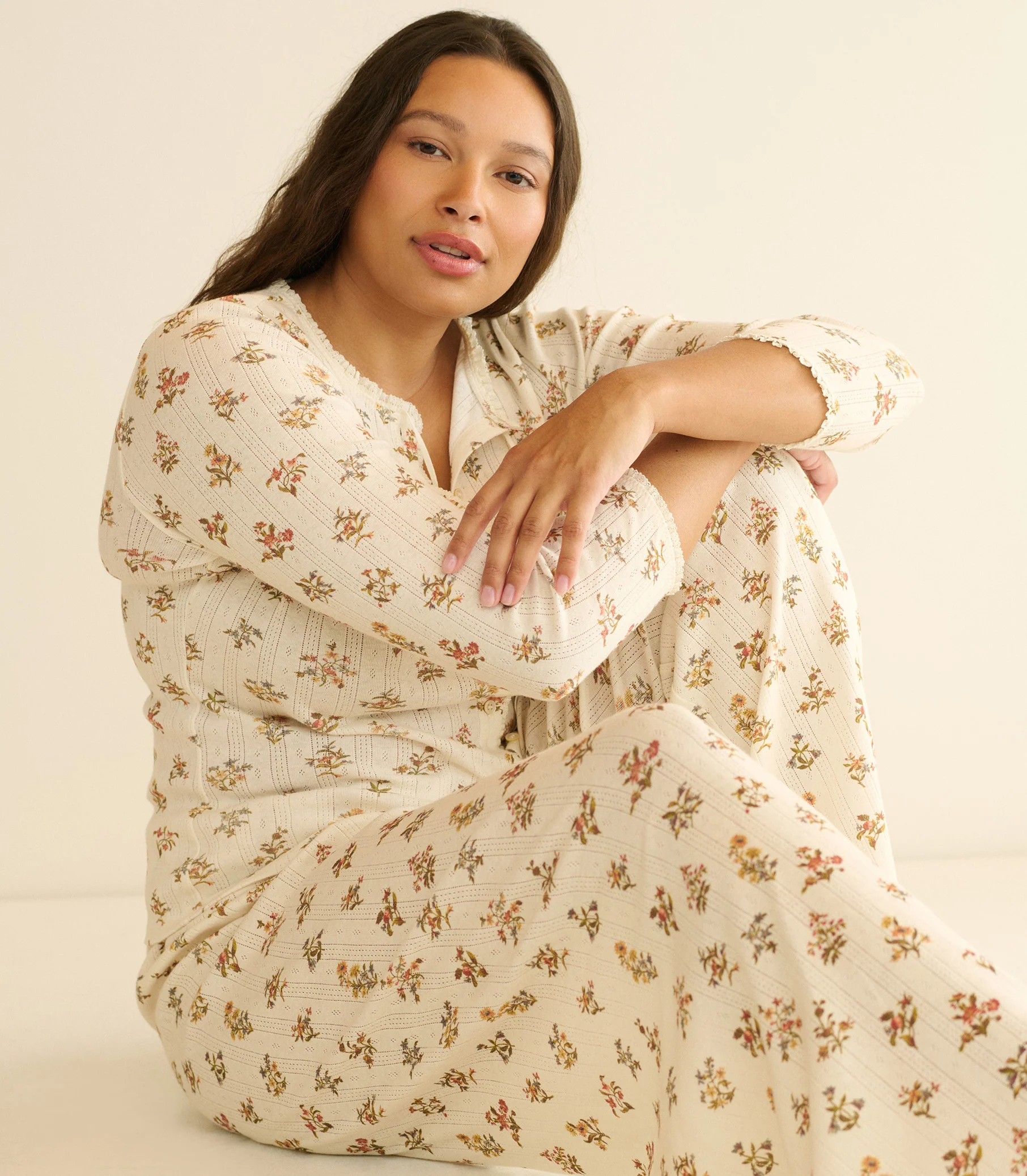 LAVON POINTELLE PANT -- CREME PETIT PALAIS - Image 5