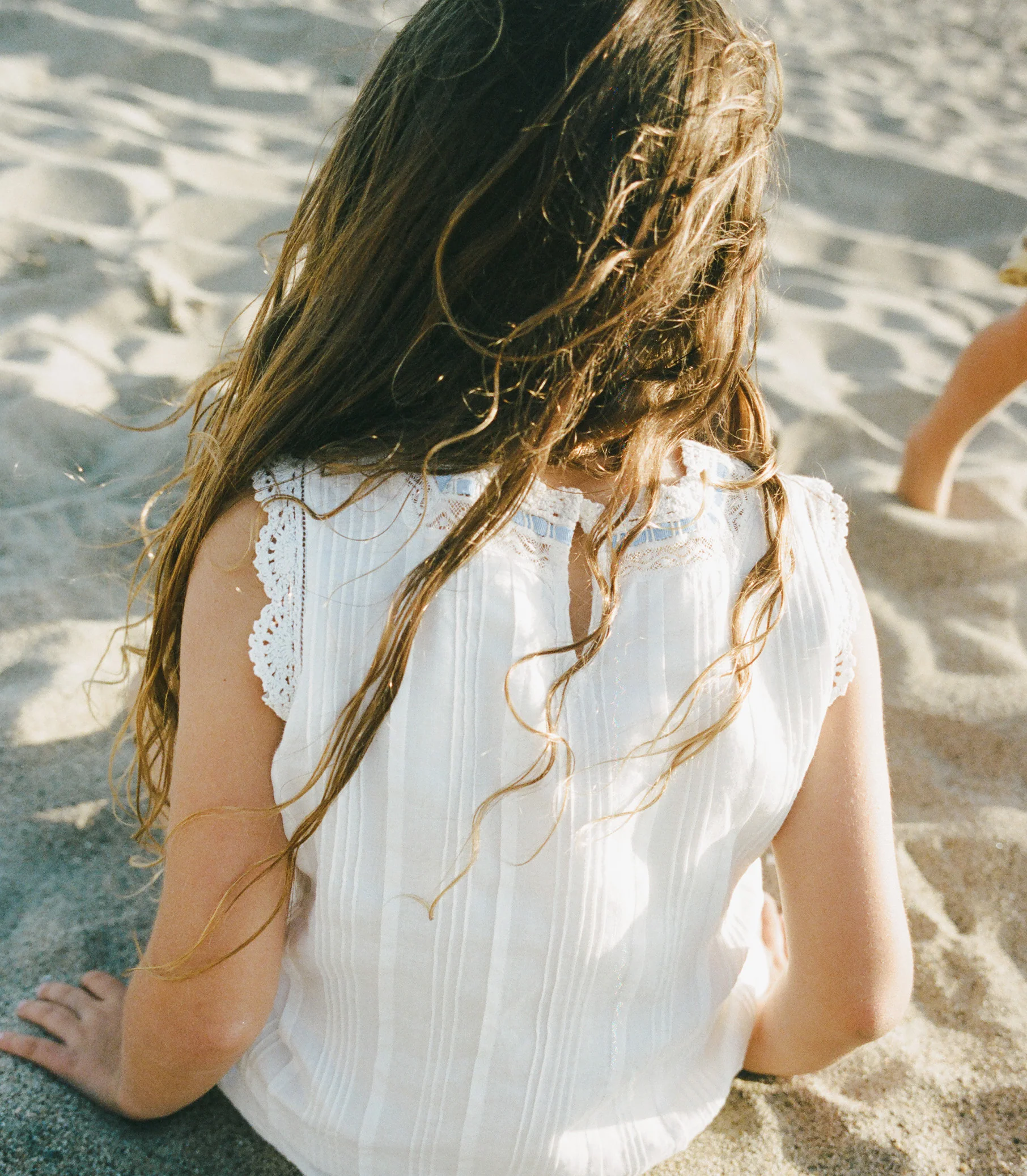 LITTLE HILDE DRESS -- SALT - Image 6