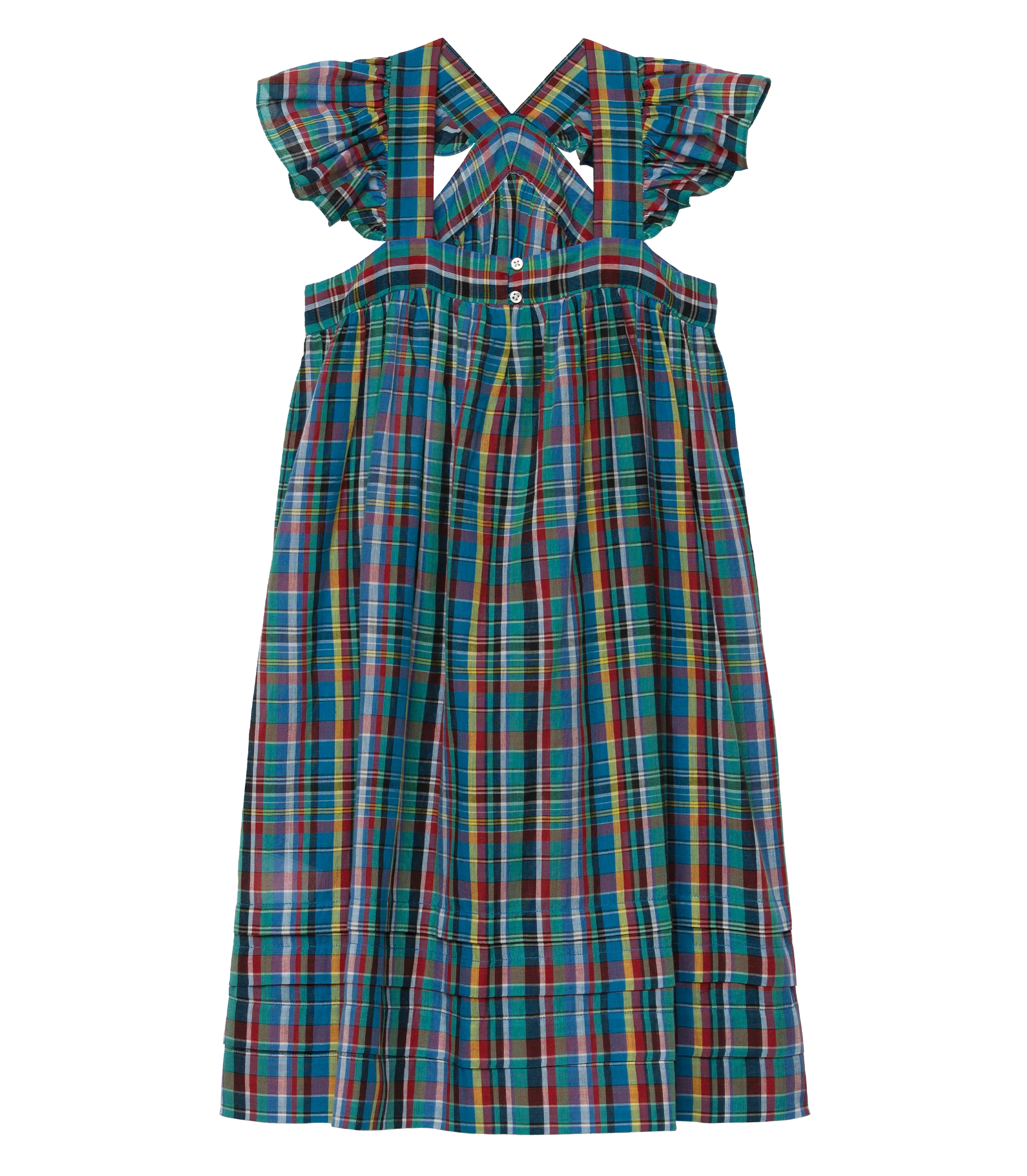 LITTLE NISHA DRESS -- ALDERBROOK PLAID - Image 9