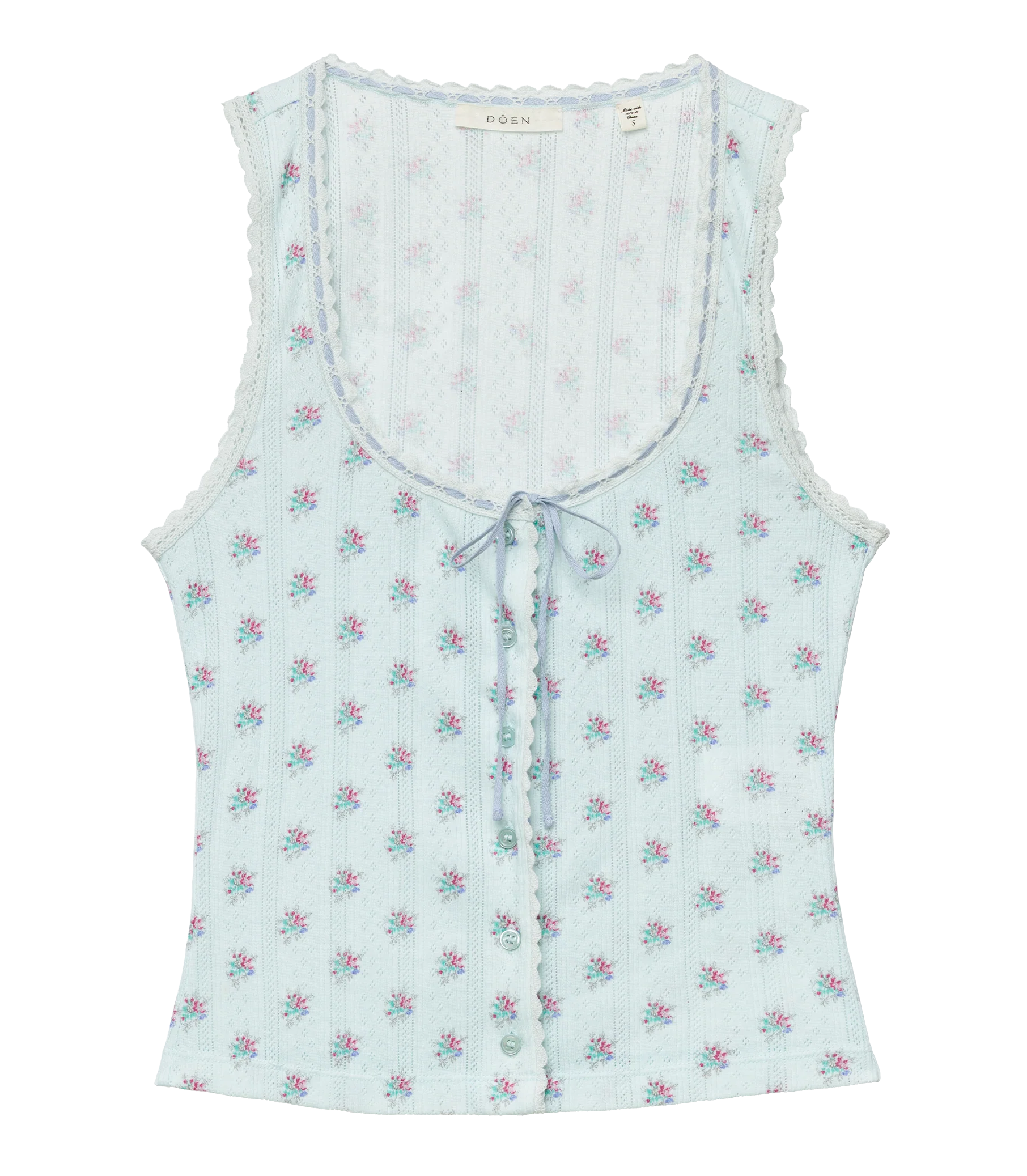 LOIS TANK -- SKY PETIT POSY CALICO - Image 6