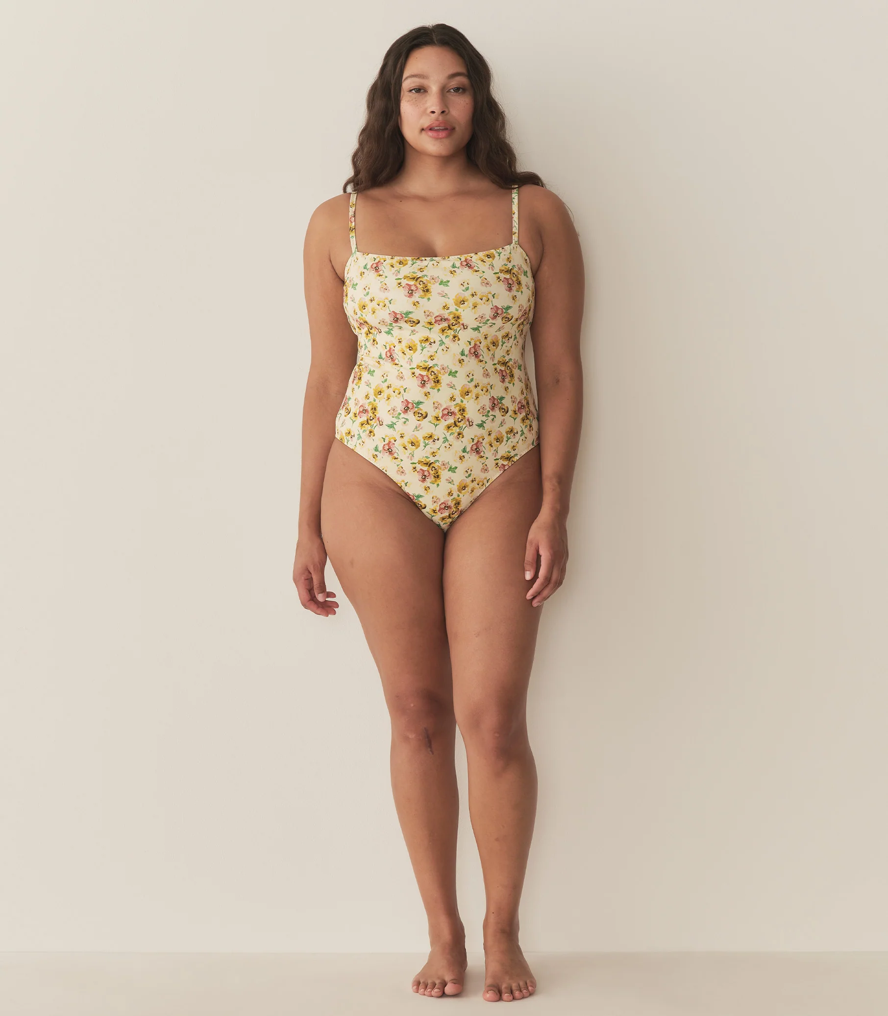 MARBELLA MAILLOT -- CITRON PANSY FLORAL - Image 7