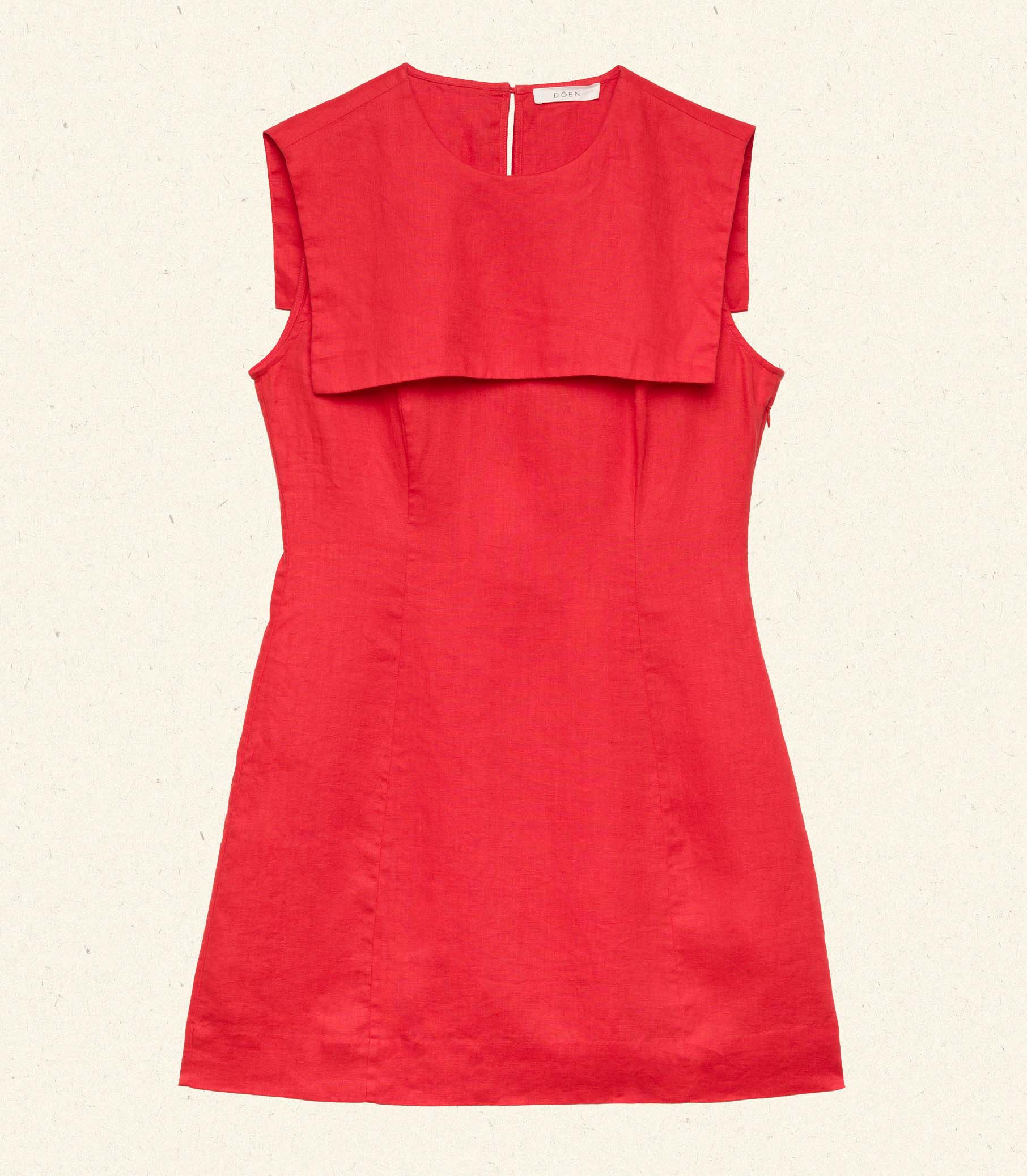 MONROE DRESS -- CARMINE - Image 7