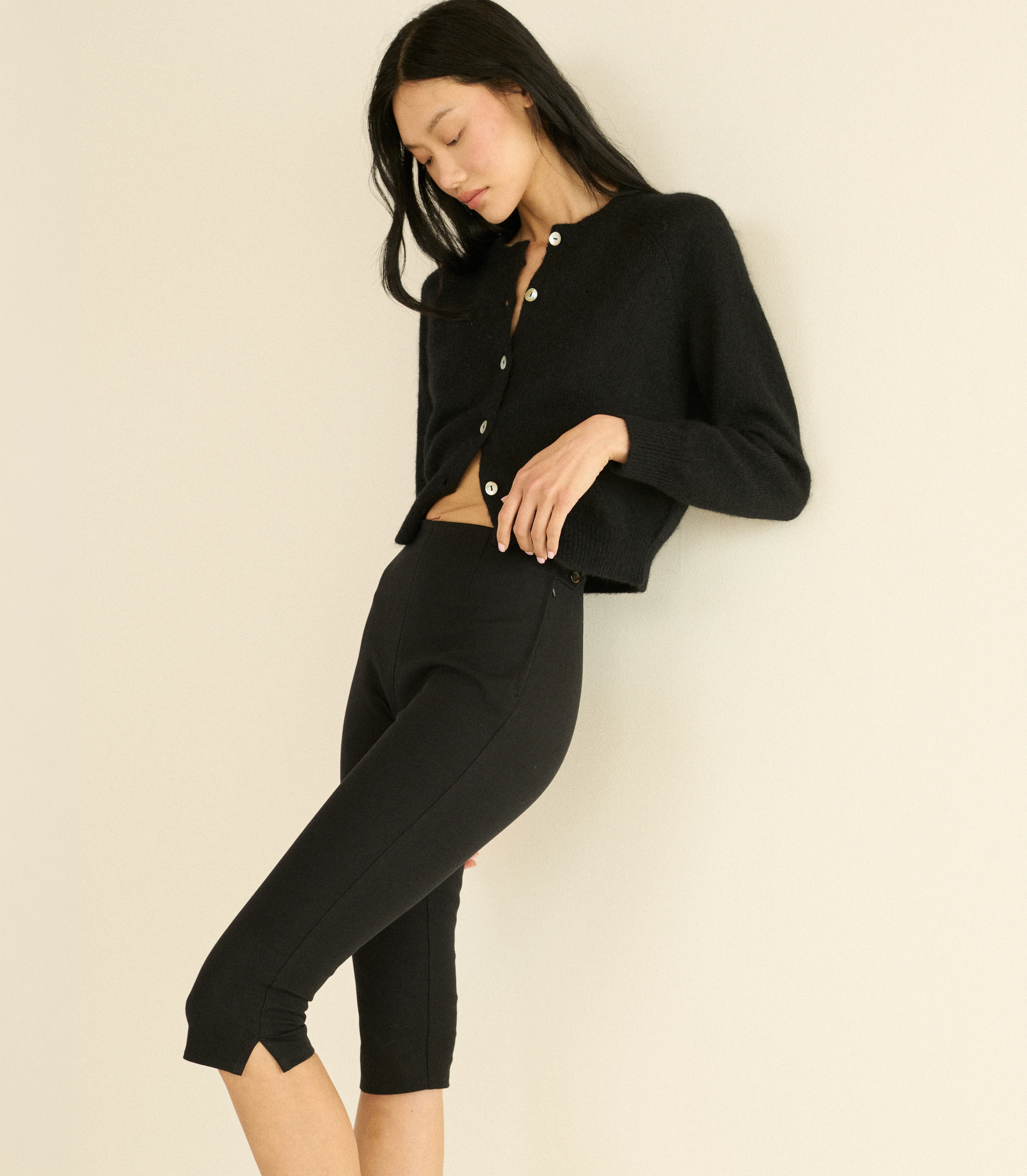 PETRA CARDIGAN -- BLACK - Image 3