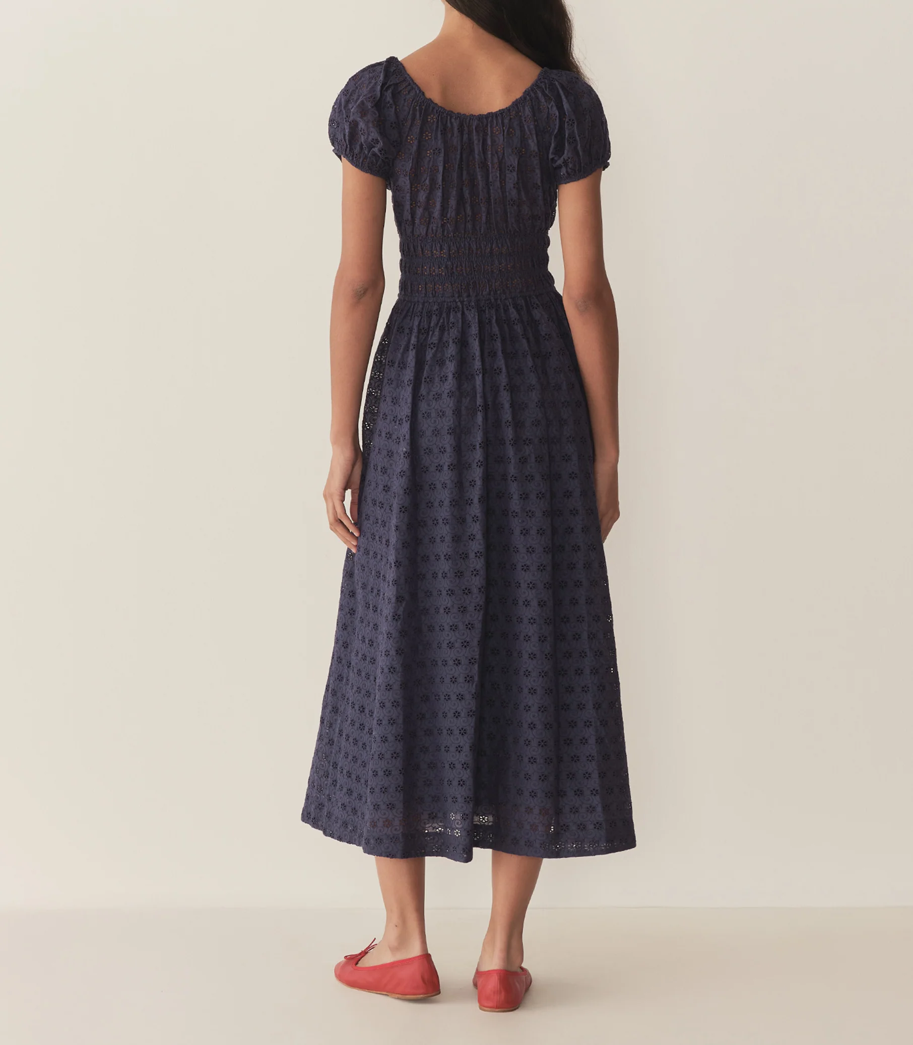 QUINN DRESS -- ADRIATIC EYELET - Image 3