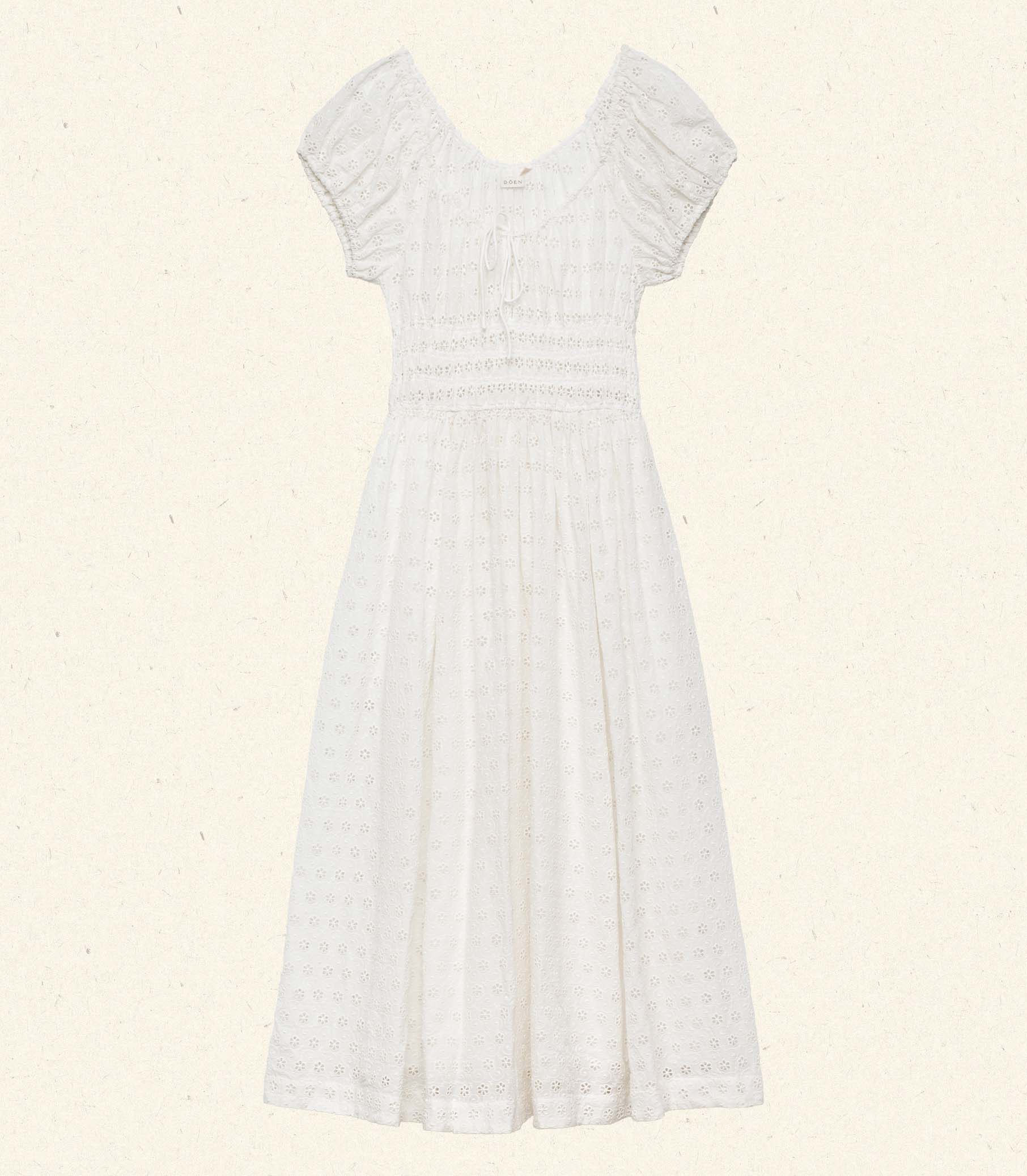 QUINN DRESS -- SALT EYELET - Image 4