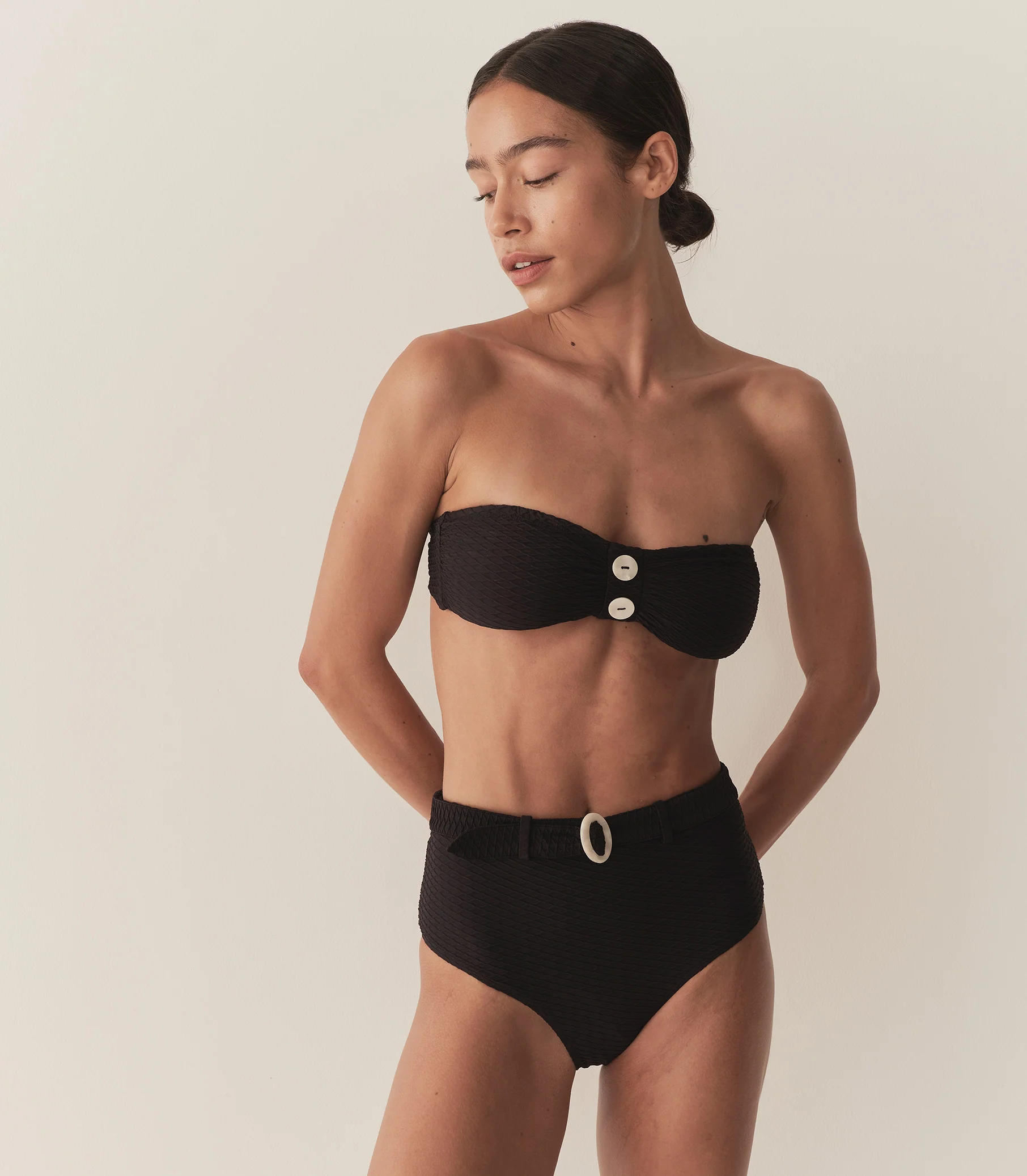 RIVA BIKINI TOP -- NERO - Image 3