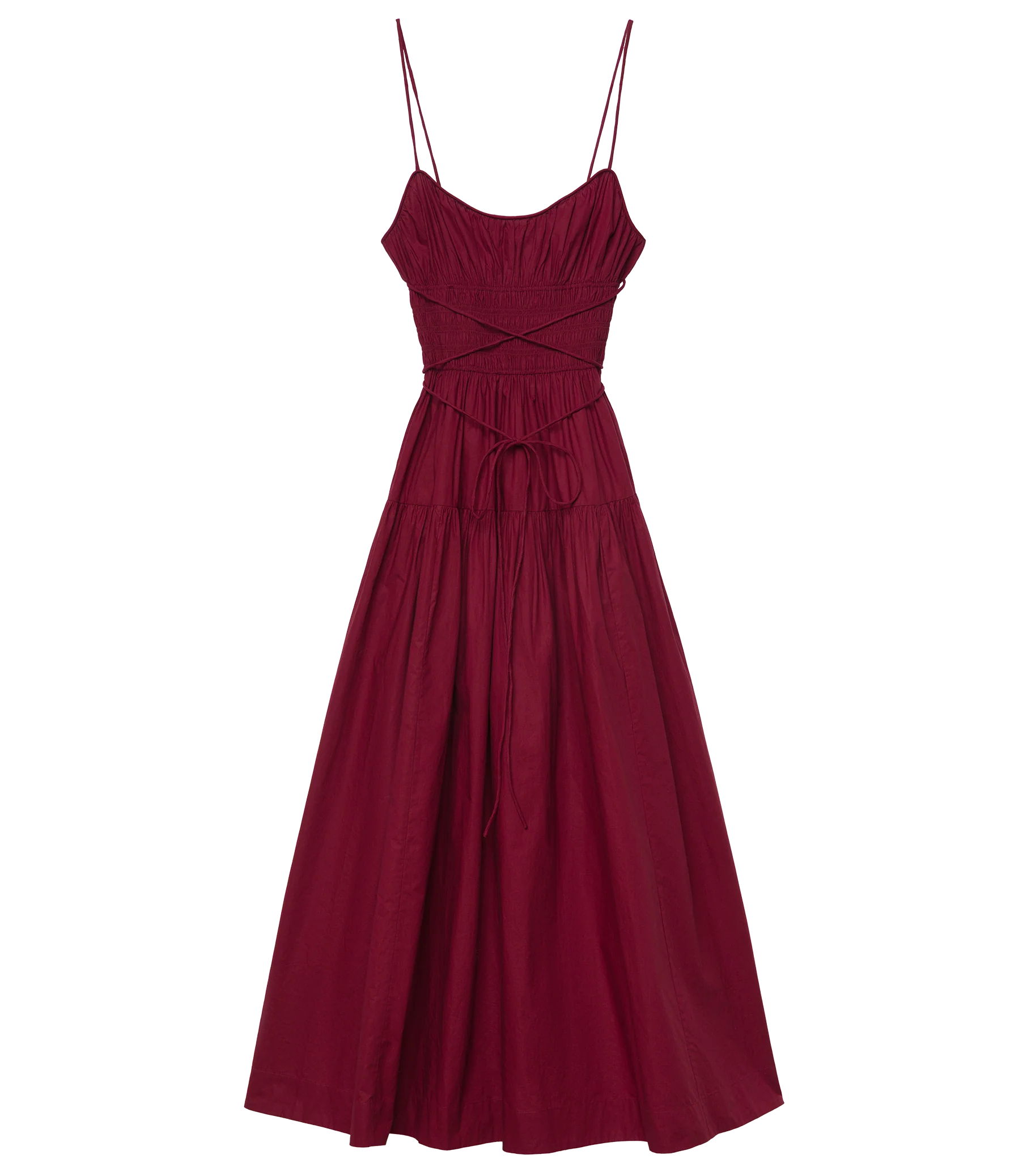 SAFIA DRESS -- DEEP RUBY - Image 6