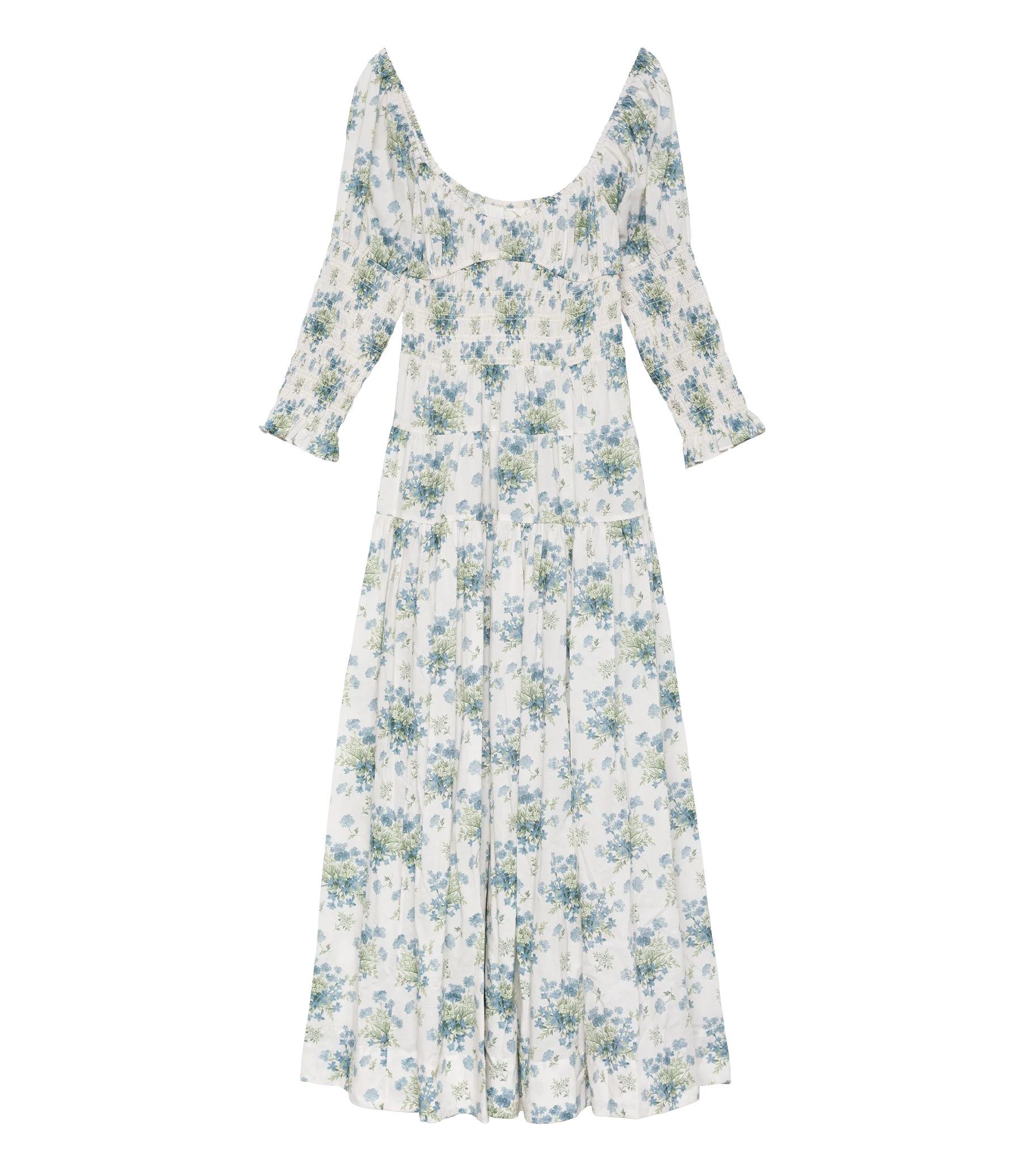 SERAPHINA DRESS -- CREME LANTANA FLORAL - Image 5