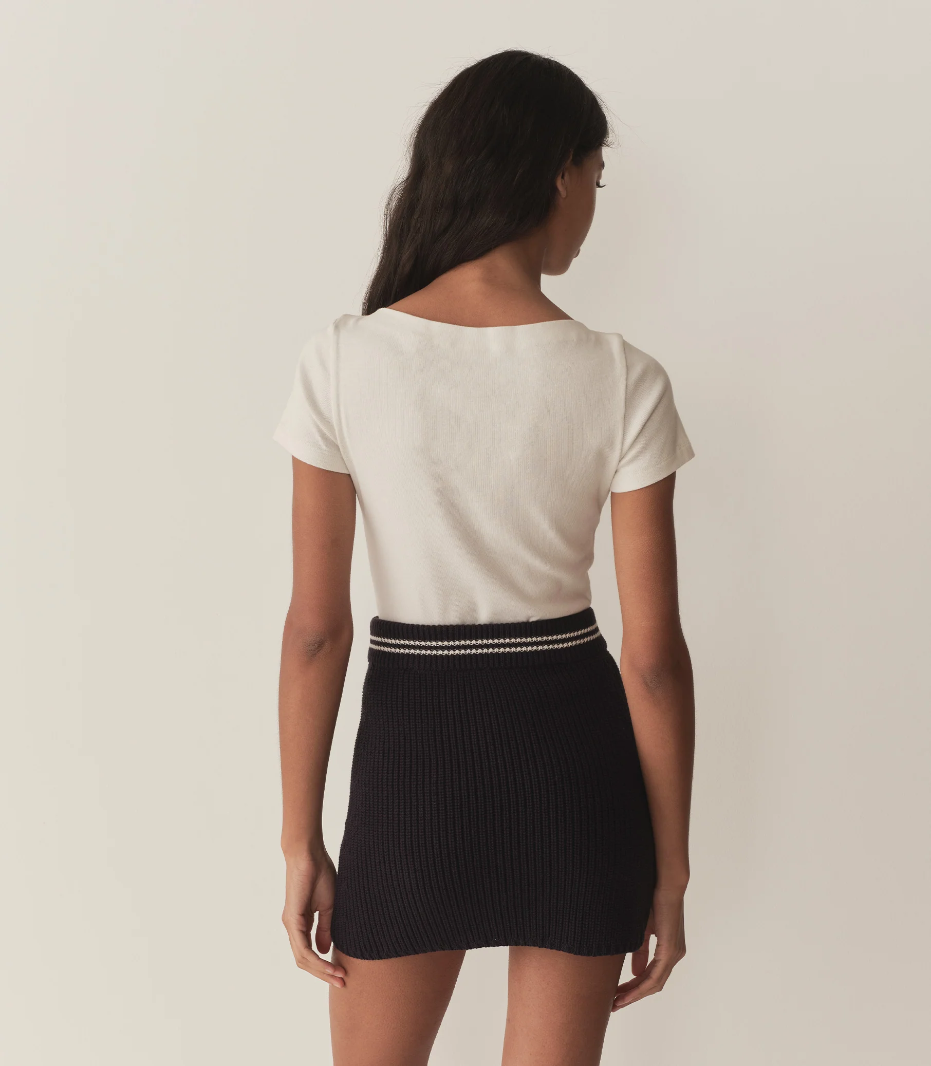 SEYMOUR SKIRT -- DEEP NAVY - Image 3