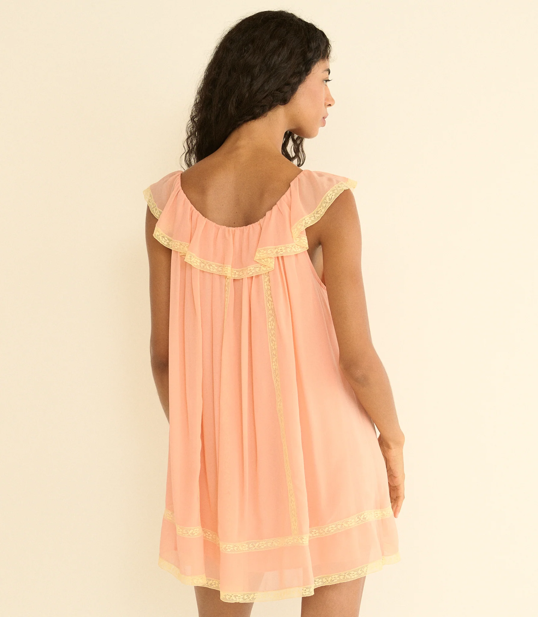 SUZETTE DRESS -- BOUDOIR PINK - Image 5