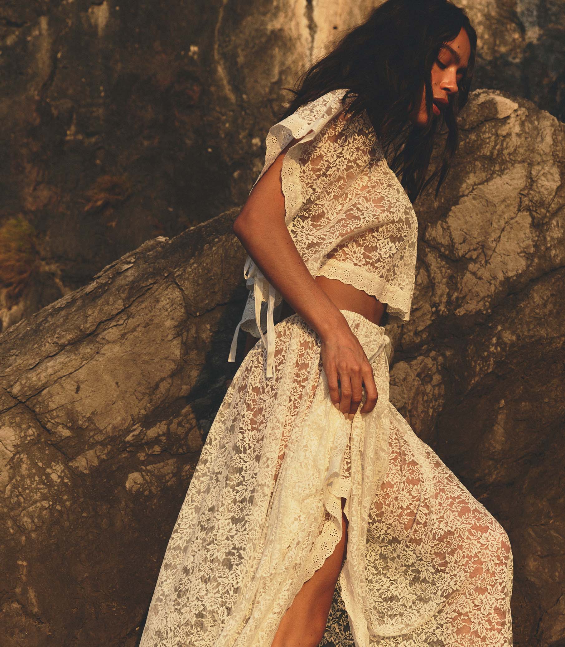 ZINNIA SKIRT -- SALT - Image 4